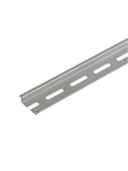 Product image for Weidmuller 0514500000 2000 x 35 x 35 mm Silver Galvanized Chrome Plated Steel Screw Mount Terminal Rail