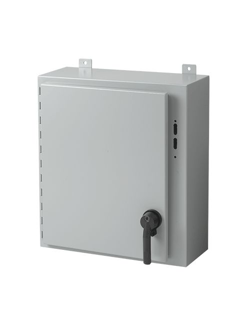 Hoffman A24SA2610LP 24 x 25.38 x 10 Inch White/Gray 14 Gauge Steel NEMA 12 Wall Mount Disconnect Enclosure Hoffman A24SA2610LP 24 x 25.38 x 10 Inch White/Gray 14 Gauge Steel NEMA 12 Wall Mount Disconnect Enclosure
