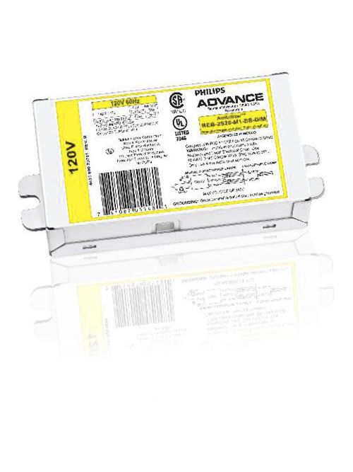 Product image for Philips Advance RCF2S26H1LDQS35M 120 Volt 26 W 4-Pin 2-Lamp T8 Electronic Ballast