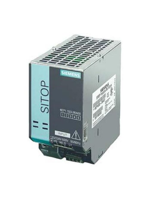 Product image for Siemens 6EP13333BA00 120/230 to 500 VAC Input 24 VDC 5 Amp Output Stabilized Power Supply