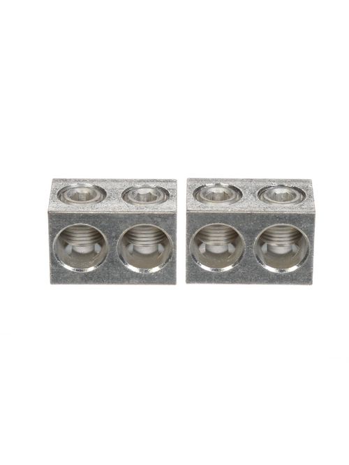 Product image for Siemens H56732-1 9/16 x 5/16 Inch Stud/Allen 4 AWG to 350 MCM 2-Conductor Tinned Aluminum 1-Hole Connector Lug