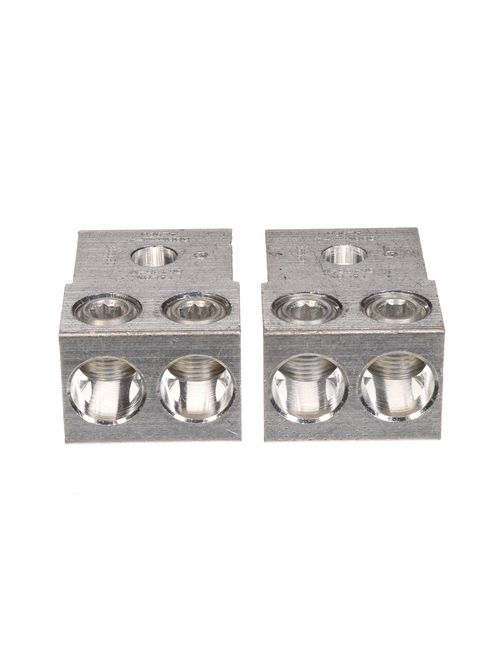 Product image for Siemens H56425-M 9/16 x 3/8 Inch Stud/Allen 4 AWG to 500 MCM 2-Conductor Tinned Aluminum 1-Hole Connector Lug