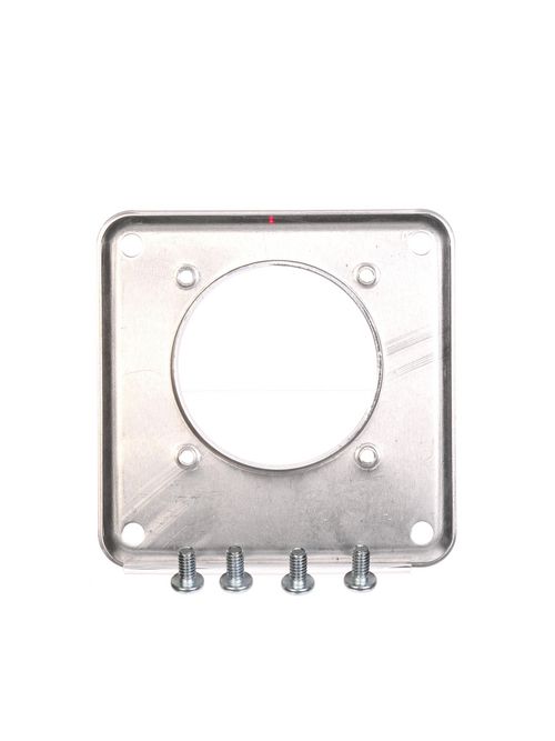 Siemens Industry H9747-1112 Aluminum Large to Small Meter Socket Hub Adapter Cover Plate Siemens Industry H9747-1112 Aluminum Large to Small Meter Socket Hub Adapter Cover Plate