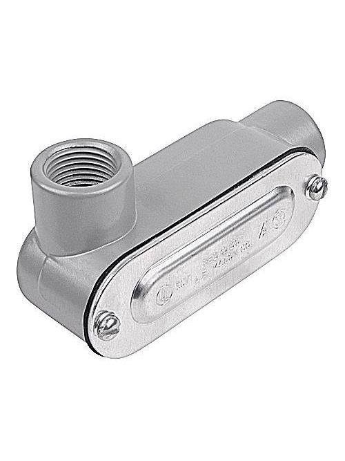 Red Dot DALL-7-CG 2-1/2 Inch Die-Cast Aluminum Rigid/IMC Conduit Body Cover and Gasket Red Dot DALL-7-CG 2-1/2 Inch Die-Cast Aluminum Rigid/IMC Conduit Body Cover and Gasket