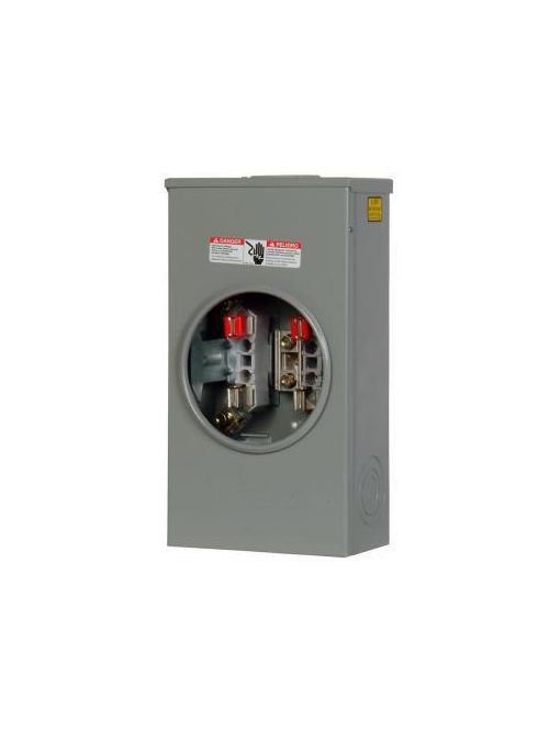 Product image for Siemens 41007-01F 600 VAC 200 Amp 3-Phase 4-Wire 7-Jaw Lever Bypass Ringless Meter Mounting Equipment