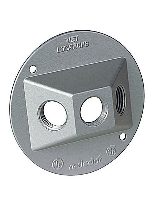 Product image for Thomas & Betts DSS-3 3-Hole 1/2 Inch Shrink Wrap Round Cover