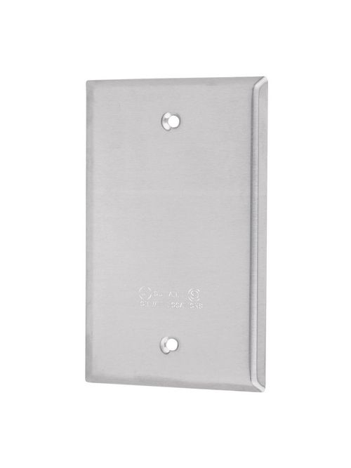 Red Dot DCCB Silver Stamped Aluminum 1-Gang Weatherproof Device Receptacle Box Cover Red Dot DCCB Silver Stamped Aluminum 1-Gang Weatherproof Device Receptacle Box Cover