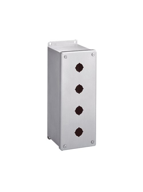 Hoffman E2PBGXSS 6 x 4 x 4.75 Inch 304 Stainless Steel NEMA 4X Push Button Enclosure Hoffman E2PBGXSS 6 x 4 x 4.75 Inch 304 Stainless Steel NEMA 4X Push Button Enclosure