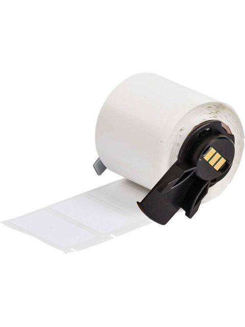 Brady PTL-29-498 1.5 x 0.5 Inch Vinyl Cloth White Semi-Gloss Label Roll Brady PTL-29-498 1.5 x 0.5 Inch Vinyl Cloth White Semi-Gloss Label Roll