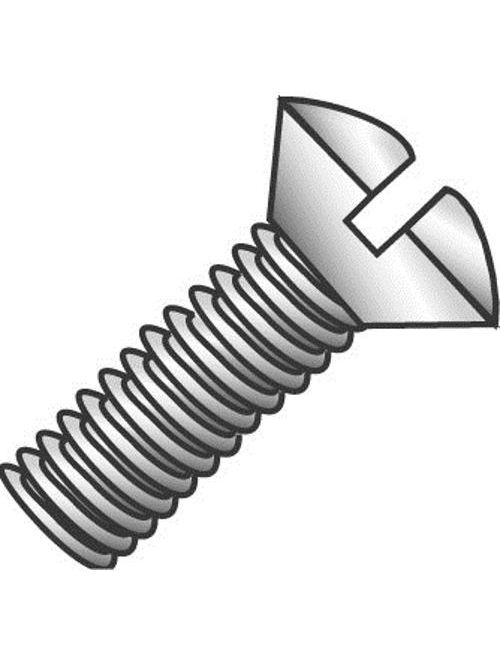 Product image for Cully 53808 6-32 x 1/2" Nylon Wall Plate Screws, Oval Head, White