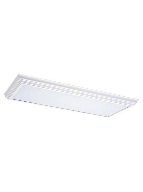 Product image for Sea Gull Lighting 5979-15 4-Lamp 50-1/2 x 21-1/2 x 4-1/4 Inch White Fluorescent Trim and Chassis