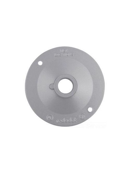 Product image for Thomas & Betts DSS-1 Single 1/2 Inch Hole Round Lampholder Cover