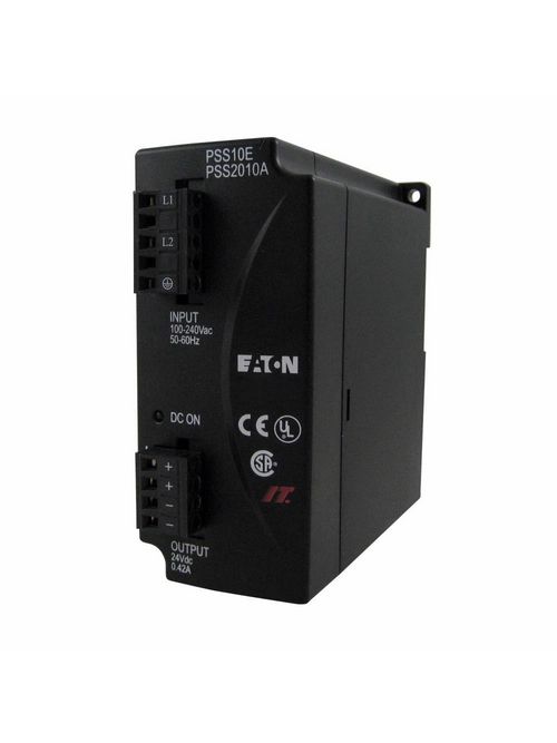 Product image for Cutler-Hammer PSS25F 380 to 480 VAC 0.17 Amp Input 24 VDC 1 Amp 25 W 1-Phase Power Supply
