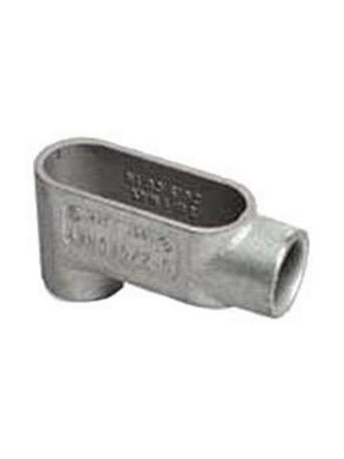 Product image for O-Z/Gedney LB57 1-1/2 Inch Malleable Iron LB Conduit Body