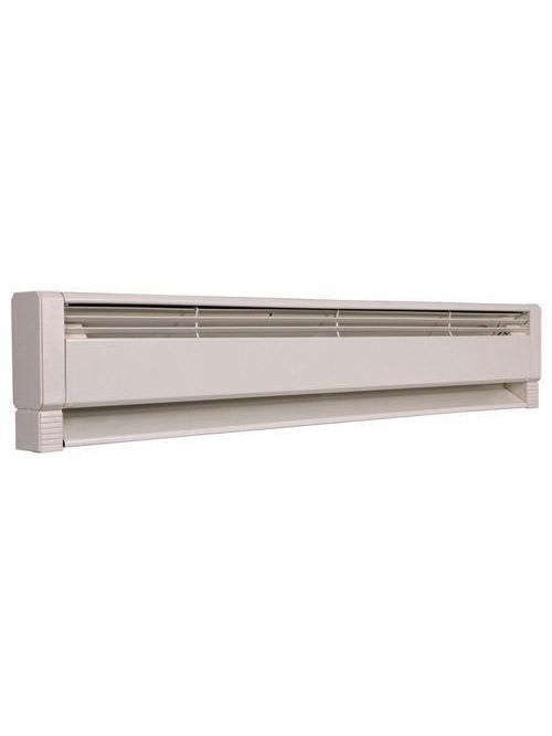 Product image for QMark HBB1254 58" Electric Hydronic Baseboard Heater, 240/208V 1250/938W, Navajo White Finish