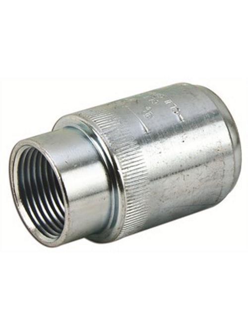 Product image for Appleton Group UNF75 3/4 Inch Explosion Proof Female to Female Connector