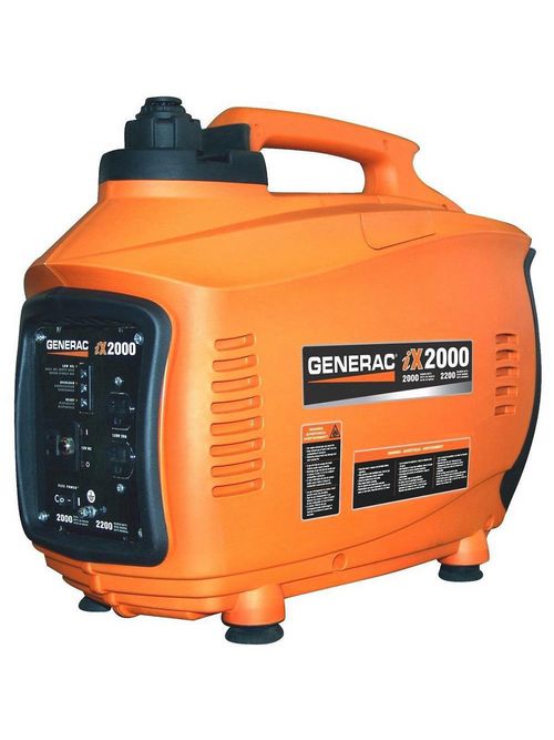 Product image for Generac 5793 2000 W 120 VAC 60 Hz Recoil Pull Start Inverter Generator