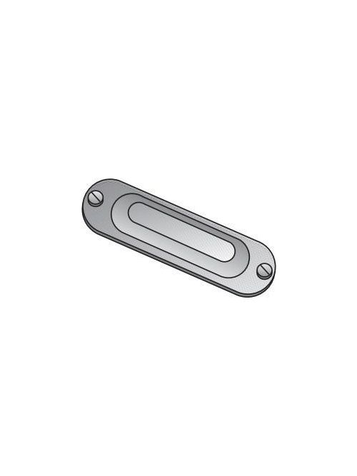 Product image for O-Z/Gedney BS100A 1 Inch Aluminum Conduit Body Cover