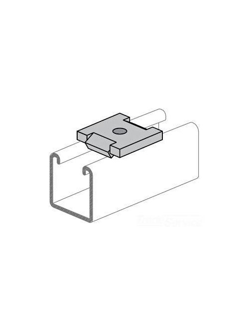 Product image for Power-Strut PS 2504 1/2 EG 1/2 Inch Electrogalvanized Channel Square Washer with Guide
