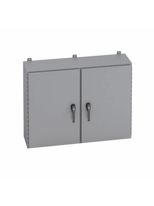 B-Line Series 364812-4D3PT 48 x 12 x 36 Inch 14 Gauge Gray Steel NEMA 4 2-Door Enclosure B-Line Series 364812-4D3PT 48 x 12 x 36 Inch 14 Gauge Gray Steel NEMA 4 2-Door Enclosure