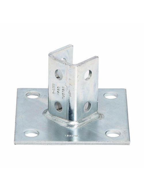 B-Line Series B280HDG 6 x 6 x 3-1/2 Inch Hot Dip Galvanized Channel Post Base B-Line Series B280HDG 6 x 6 x 3-1/2 Inch Hot Dip Galvanized Channel Post Base