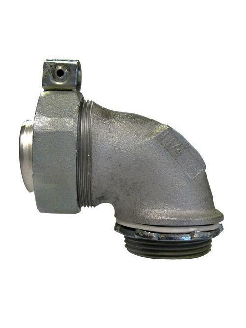 Product image for Appleton ST-90300L 3" 90 Degree LFMC Connector with Lug