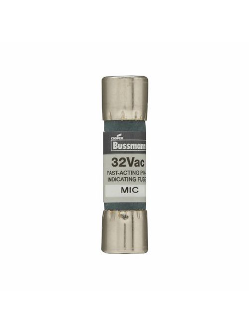 Bussmann Series MIC-15 15 Amp 250 VAC Midget Pin Indicating Fuse Bussmann Series MIC-15 15 Amp 250 VAC Midget Pin Indicating Fuse