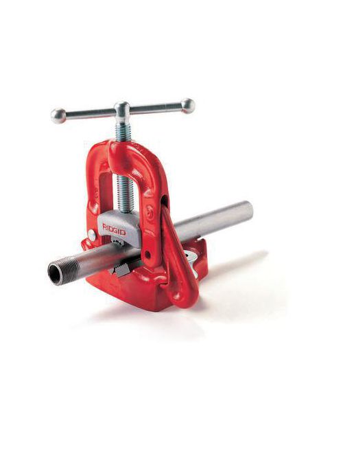Product image for Ridgid Tool Company 40090 1/8 to 3 Inch Capacity Iron Bench Yoke Vise