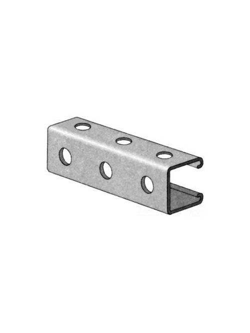 Product image for Unistrut PS 200 H3 10 PG 1-5/8 x 1-5/8 Inch 12 Gauge Pre-Galvanized Punched Hole Channel