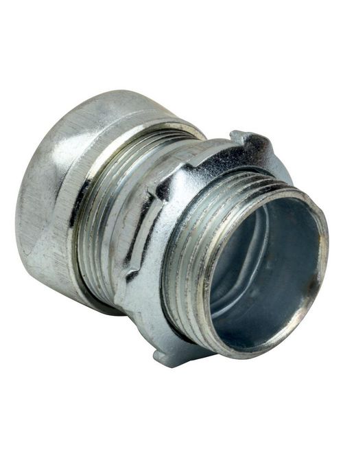 Topaz Corp 657S 2-1/2 Inch Steel Compression EMT Connector Topaz Corp 657S 2-1/2 Inch Steel Compression EMT Connector