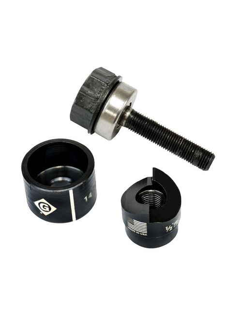 Product image for Greenlee 7211BB-1/2 7/8" Hole 2-Point Round Knockout Punch
