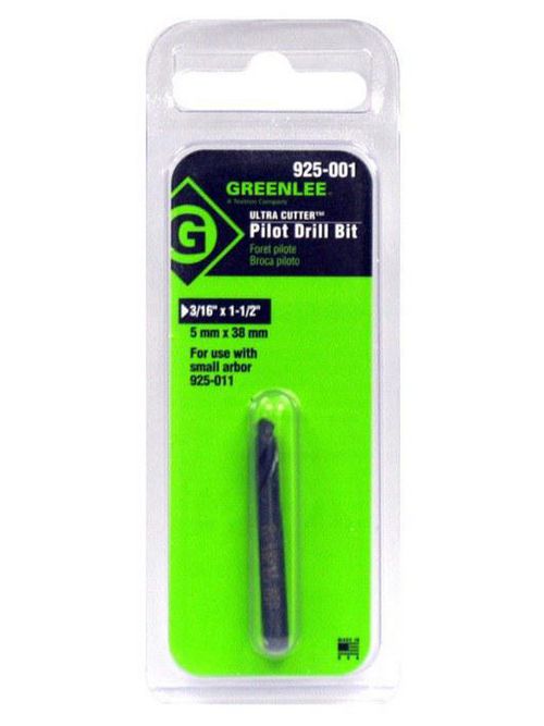 Greenlee 925-001 Small Split Point Ultra Cutter Pilot Drill Bit Greenlee 925-001 Small Split Point Ultra Cutter Pilot Drill Bit