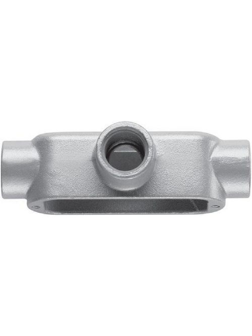Crouse-Hinds Series T200M CG 2 Inch Malleable Iron Form5 Type T Threaded Rigid Conduit Body and Cover with Gasket Crouse-Hinds Series T200M CG 2 Inch Malleable Iron Form5 Type T Threaded Rigid Conduit Body and Cover with Gasket