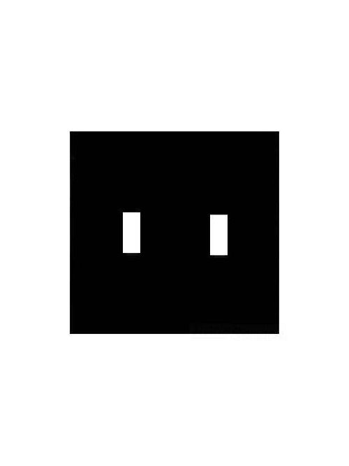 Mulberry 86072 2-Gang White Semi Gloss Painted Steel 2-Toggle Switch Wallplate Product image for Mulberry 86072 2-Gang White Semi Gloss Painted Steel 2-Toggle Switch Wallplate