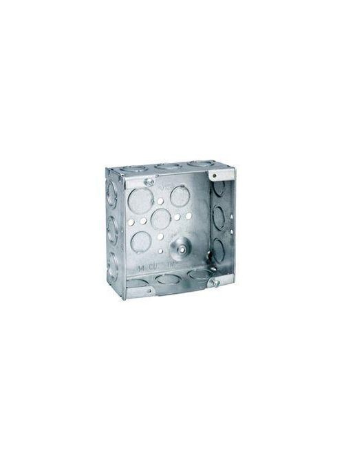 Product image for Crouse-Hinds Series TP523 4-11/16 x 4-11/16 x 1-1/2 Inch Steel Welded Square Outlet Box