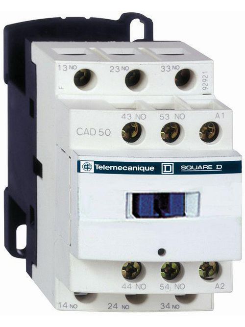 Product image for Square D CAD50G7 120 VAC 10 Amp 5-Pole 5NO IEC Control Relay