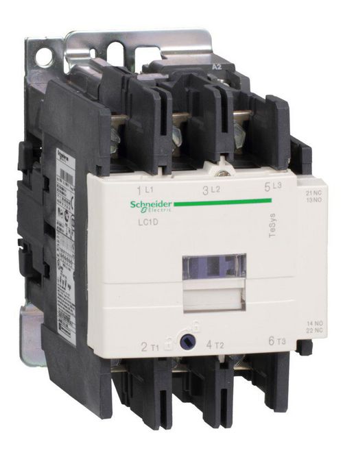 Product image for Square D LC1D80G7 600 VAC 80 Amp 3-Pole 1NO 1NC Screw Terminal Full Voltage Non-Reversing IEC Contactor