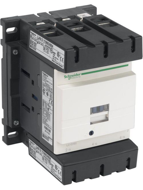 Product image for Square D LC1D150G7 600 VAC 150 Amp 3-Pole 1NO 1NC Screw Terminal Full Voltage Non-Reversing IEC Contactor