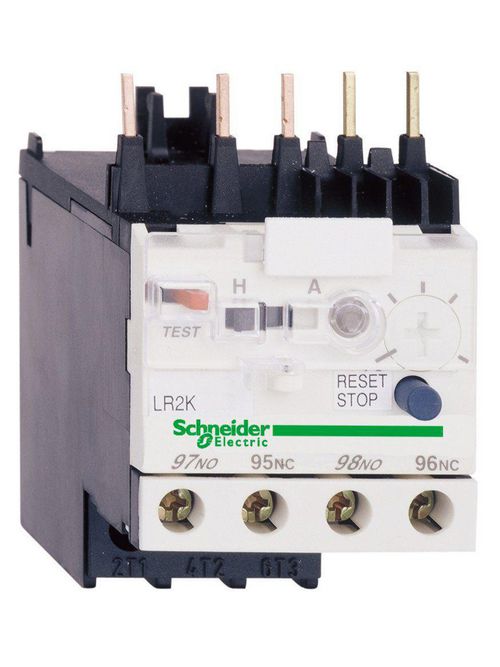 Square D LR2K0312 600 Volt 5.5 Amp 3-Pole 1NO 1NC Bi-Metallic Screw Clamp Terminal Thermal Overload Relay Product image for Square D LR2K0312 600 Volt 5.5 Amp 3-Pole 1NO 1NC Bi-Metallic Screw Clamp Terminal Thermal Overload Relay