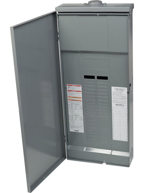 Product image for Square D QO140L200GRB 120/240 VAC 200 Amp 1-Phase 3-Wire Convertible Main Lug Load Center Box and Interior