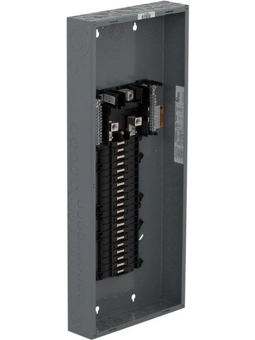 Product image for Square D QO140L200G 120/240 VAC 200 Amp 1-Phase 3-Wire 40-Circuit Convertible Main Lug Load Center Box and Interior