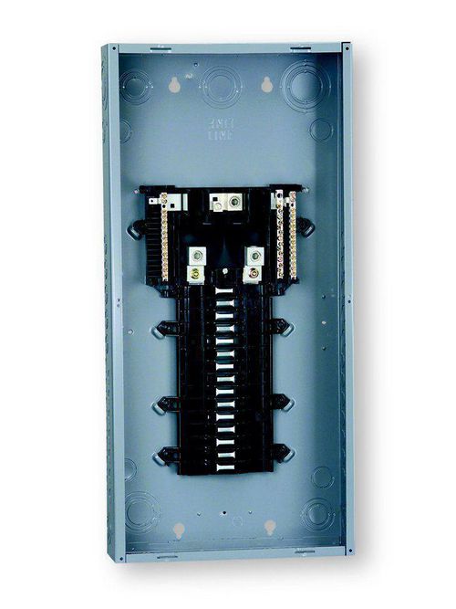 Product image for Square D QO130L150G 120/240 VAC 150 Amp 1-Phase 3-Wire 30-Circuit Convertible Main Lug Load Center Box and Interior