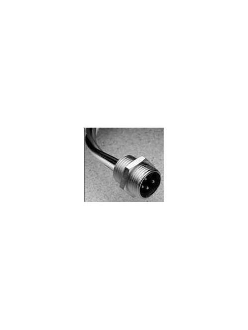 Product image for Crouse-Hinds Series X8653-14P 15 Amp 600 Volt 4-Pole 14 AWG 12 Inch Lead Male Receptacle
