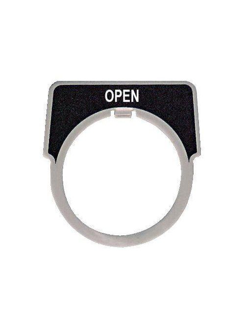 Product image for Square D 9001KN209 Type K 30 mm Push Button Legend Plate