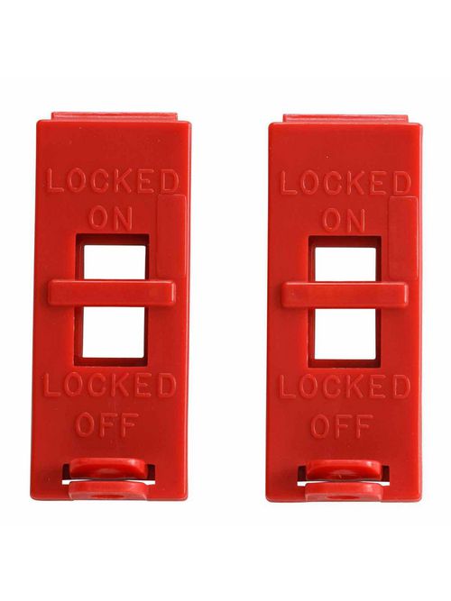 Brady 103540 2-Pack Double Pole Wall Switch Lockout Brady 103540 2-Pack Double Pole Wall Switch Lockout