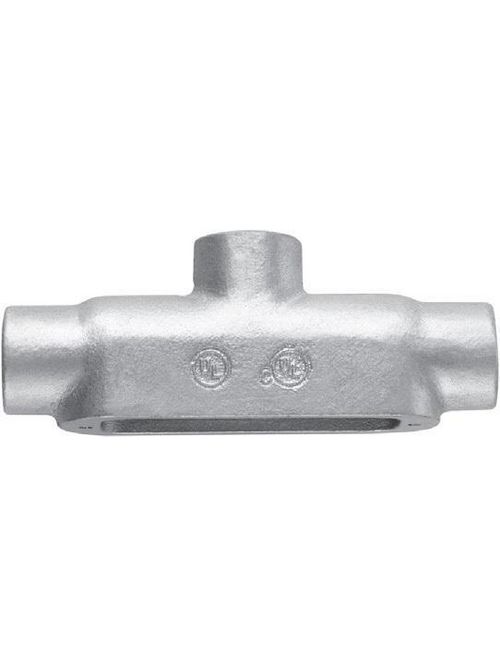 Crouse-Hinds Series TB50M 1/2 Inch Malleable Iron Form5 Type TB Threaded Rigid Conduit Body Crouse-Hinds Series TB50M 1/2 Inch Malleable Iron Form5 Type TB Threaded Rigid Conduit Body