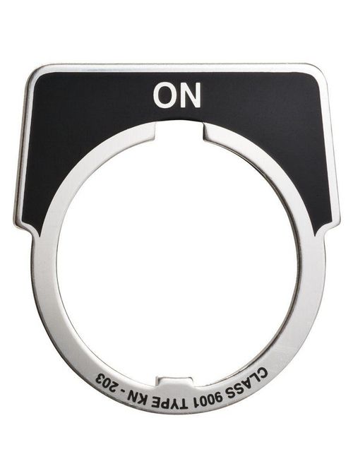Square D 9001KN203 Type K 30 mm Push Button Legend Plate Product image for Square D 9001KN203 Type K 30 mm Push Button Legend Plate