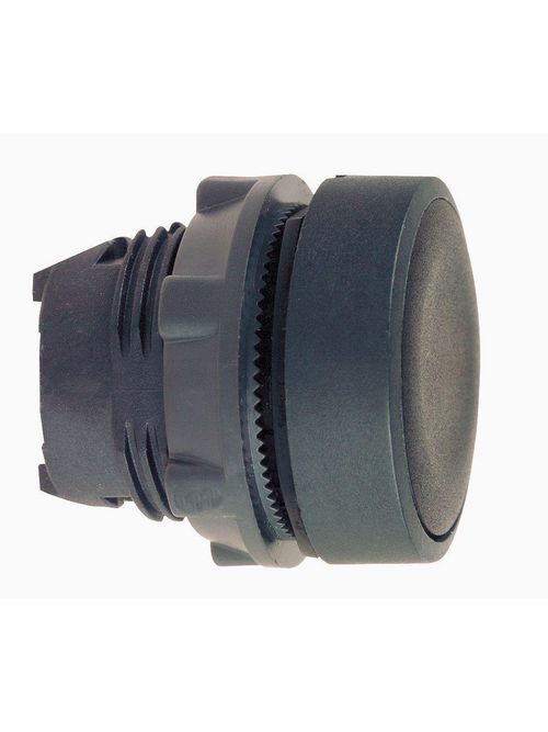 Product image for Square D ZB5AA2 22 mm Black Round Flush Momentary Non-Illuminated Push Button Operator