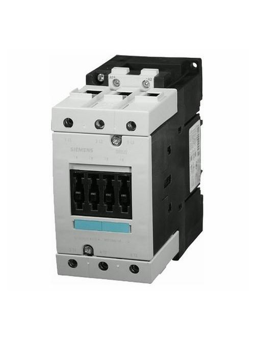 Product image for Siemens 3RT1045-1BB40 24 VDC 120 Amp 75 Hp 3-Phase 3-Pole 3NO Screw Terminal IEC Contactor