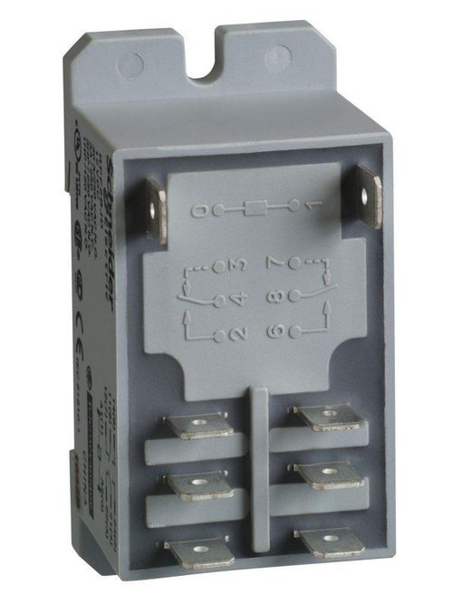 Product image for Square D RPF2BB7 24 VAC 30 Amp 2NO 2NC Din Rail/Panel Mount Plug-In Relay